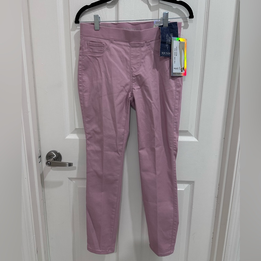 Women's Ankle-Length Cropped Pants - Dusty Pink